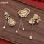 HFSHY 1 Chiếc Thổ Cẩm Phong Cách Quốc Gia Nữ Retro Cao Cấp Corsage Tính Khí sel Pin Sáng Tạo Và Đa Năng VN