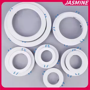 JASMINE LED Downlight Spotlight Braets Light Stand Adapters Đèn Bóng Nhẫn Lỗ Phóng to Khung ngoài màu trắng Cắt ra Vòng tròn khắc phục JASMINE