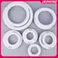 JASMINE LED Downlight Spotlight Braets Light Stand Adapters Đèn Bóng Nhẫn Lỗ Phóng to Khung ngoài màu trắng Cắt ra Vòng tròn khắc phục JASMINE