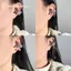 GE Kẹp Tai Cá Tính 1 Cặp Tai Nghe Kim Cương Giả Phụ Kiện Bule Giữ An Toàn Cho Phong Cách Hoạt Động VN