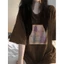 （Giao hàng 24h）Angela Áo thun 100% cotton tay ngắn dáng suông in họa tiết hoạt hình phong cách Hàn Quốc thời trang