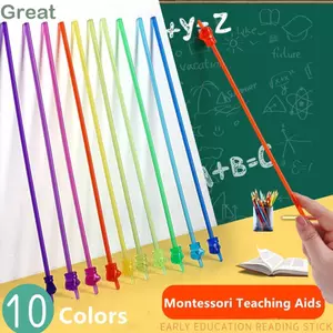 TUYỆT VỜI 10 Chiếc Ngón Tay Đọc Sách Dụng Cụ Giảng Dạy Đồ Chơi Học Tập Giáo Dục Morandi Trường Đồ Dùng Văn Phòng Bảng Trắng Con trỏ