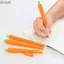 GREA 1 / 5 Cái Bút Xóa Được, Bút Gel Khô Nhanh 0.5mm, Mô Phỏng Bền Đẹp Cà Rốt Viết Văn Phòng Phẩm Bút Đen