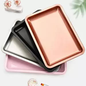 Khay đựng mỹ phẩm bằng thép không gỉ Khay đựng đồ trang sức Tấm bác sĩ Khay phẫu thuật Máy tính để bàn Dụng cụ lưu trữ kim loại Fa Nail Art Tray