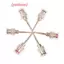 2 / 4 Cái 4MM Chuối Nữ Đến 2MM Pin Kết Nối Bộ Chuyển Đổi Cáp HIFI Cắm Dây Đồng Bện Soet