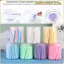 MONOSTYLE 50 Cái / bộ Miếng Bọt Biển Mặt, Miếng Bọt Biển Rửa Mặt Dùng Một Lần Da Mịn, Miếng Lót Cotton Làm Sạch Mặt Đóng Hộp Nén Cho Mọi Loại Da