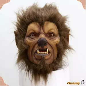 CHEESELY Demon, Đồ chơi Cosplay Halloween bằng cao su bền bỉ, Đạo cụ trang điểm ngôi nhà ma ám thực tế chất lượng cao