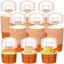 6 Chiếc Bóng Rổ Ốc Bát Thực Phẩm An Toàn Giấy Dùng Một Lần Món Tráng Miệng Cốc Cho Trẻ Em Trang Trí Tiệc Sinh Nhật