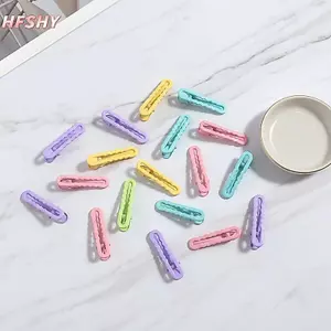 HFSHY Kẹp Tóc 20 Chiếc Pastel Màu Kẹo Kim Loại Rỗng Sóng Kẹp Tóc Cho Nữ Mặc Hàng Ngày Trang Trí Tóc VN