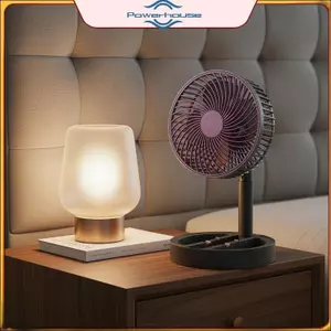 POWER USB Desktop Air Circulator Có thể gập lại Lưu trữ forpact Lý tưởng để sử dụng trong nhà Thiết kế di động.