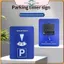 Đĩa hẹn giờ đỗ xe màu xanh kỹ thuật số POWER Dễ dàng sử dụng Thiết bị Clo đỗ xe di động cho kịch bản điều chỉnh ô tô.