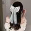 Kẹp Tóc Nơ Streamer Thanh Lịch Cho Nữ Bé Gái Kẹp Tóc Đuôi Ngựa Đơn Giản Mũ Đội Đầu Thời Trang Phụ Kiện Tóc Dễ Thương Quà Tặng [Mina]