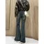 Quần Jean Cao Cấp loe Mỹ Retro Rửa Quần Denim Nữ Đau Khổ