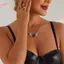 HFSHY Punk Thẩm Mỹ Goth Quỷ Trái Tim Dây Thép Gai Choker Nelace Không Gây Dị Ứng Hợp Kim Trang Sức Cho Câu Lạc Bộ Đảng Mặc VN