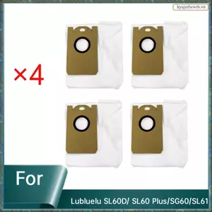 4 Túi Đựng Bụi Cho SL60D / SL60 Plus / SG60 / SL61 Phụ Kiện Máy Hút Bụi Túi Bụi Tích Hợp Để Lâu Dài Và Làm Việc Tốt Phụ Kiện Chân Không Thiết Yếu
