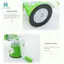 1 CÁI Hướng dẫn sử dụng Máy ép trái cây Silicon Hút đáy Máy ép trái cây quay tay Dễ dàng lưu trữ Di động Hướng dẫn sử dụng Bóp nước ép đỏ