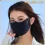 MONOSTYLE Ice Silk, Kem chống nắng có thể giặt được chống tia cực tím, Khăn che mặt chống bụi thoáng khí Unisex