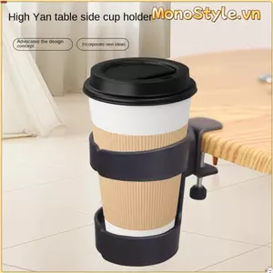 Giá để đồ cốc MONOSTYLE, Giá đỡ cốc để bàn bằng nhựa chống tràn, Bàn đa chức năng di động không đục lỗ Bàn đựng đồ cố định