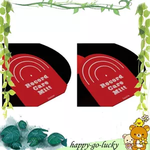 Record Mitt 2 chiếc Record Cleaner Handler Mitt forVinyl LP Records Record Cleaning Phụ kiện màu đỏ