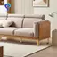 Tất phân chân đồ nội thất bằng gỗ thay thế cho bàn máy tính Phụ kiện bàn ghế Sofa thiết kế chân côn