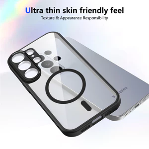 Ốp lưng Samsung S26 Ultra Vỏ từ tính trong suốt mờ cho điện thoại Samsung Galaxy S26 Ultra 5G