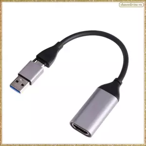 Phát trực tiếp cho máy ảnh Máy tính Thẻ ghi video 1080P - Tương thích với USB A / USB-C Ghi âm cuộc họp