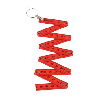 [FUXIN] Móc khóa thước gấp 0,5m nhỏ gọn cho công cụ đo di động, bền bỉ