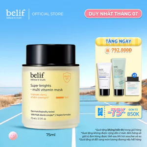 Mặt nạ ngủ dưỡng ẩm và phục hồi da chuyên sâu belif Multi Vitamin Mask 75ml