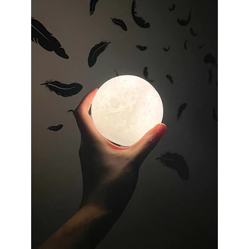 🔥Hàng có sẵn🔥Đèn ngủ decor Đèn decor phòng ngủ Không chói mắt Đèn mặt trăng Sáng Tạo Mặt Trăng Có Thể Sạc Lại Đèn Ngủ Papa Light Giọng Nói Điều Khiển Ánh Sáng Đầu Giường Đèn Phòng Ngủ Đèn Bàn Nhỏ Để B