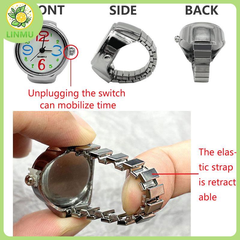 Women's Gemstone Couple Rings, adjustable by linmuyu.vn