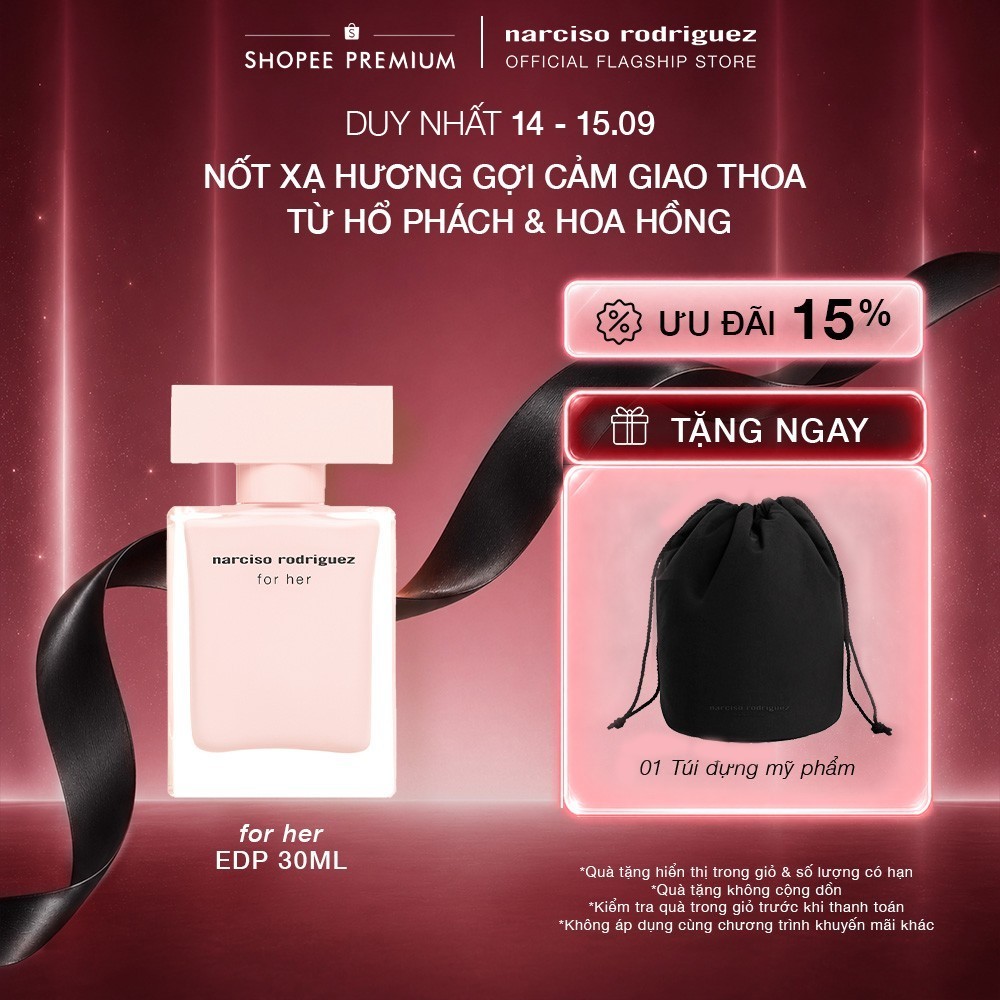 Nước Hoa nữ Narciso Rodriguez For Her Eau De Parfum 30ml