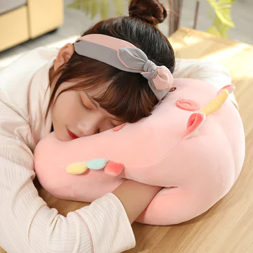 🔥gối tựa ôm ấp gối ôm thú nhồi bông Hoạt Hình Dễ Thương Động Vật Ngủ Gối Chèn Tay Ấm Hơn Gối Cô Gái Mùa Đông Văn Phòng Ăn Trưa Nghỉ Gối Tay Ấm Bao