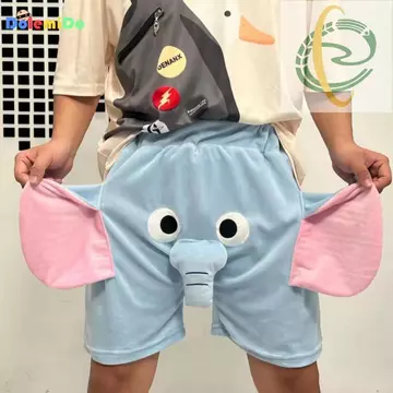 Na4 [Hàng Chính Hãng Còn Hàng] Quần Short Voi Đáng Yêu Quần Short Voi Dumbo Pyjama Quần Bộ Đồ Ngủ Mùa Hè Quần Short Nam Cặp Đôi Quần Short Mùa Hè Quần Short Mới Cùng Nhìn Nam Nữ