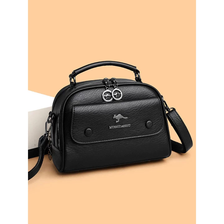 Women's Minimalist Genuine Leather Handbag – 3