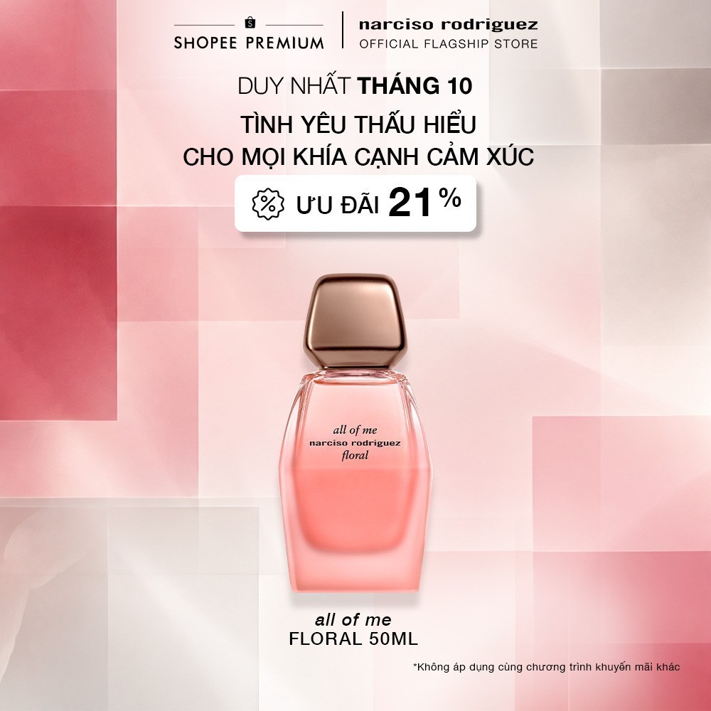 Nước hoa nữ Narciso Rodriguez All Of Me Floral Eau De Parfum 50ml