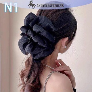 Onetimingfine Thanh Lịch Nơ Kẹp Tóc Nữ Tính Khí Lưới Thanh Lịch Thời Trang Phụ Kiện Tóc Cô Gái Tạo Kiểu Kẹp Tóc Mũ Đội Đầu VN