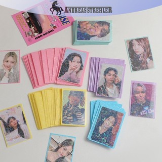 Onetimingfine 50 Chiếc Tay Thẻ Kpop 61x91mm 20C Trái Tim Cho Holo Bưu Thiếp Top Tải Phim Photocard Trò Chơi Thẻ Bảo Vệ VN