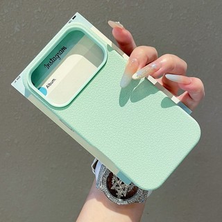 Ốp điện thoại bằng da vải thiều 2 ni 1 cho iPhone 17ProMax 16 15 14 13 12 11 Vỏ bảo vệ chống sốc