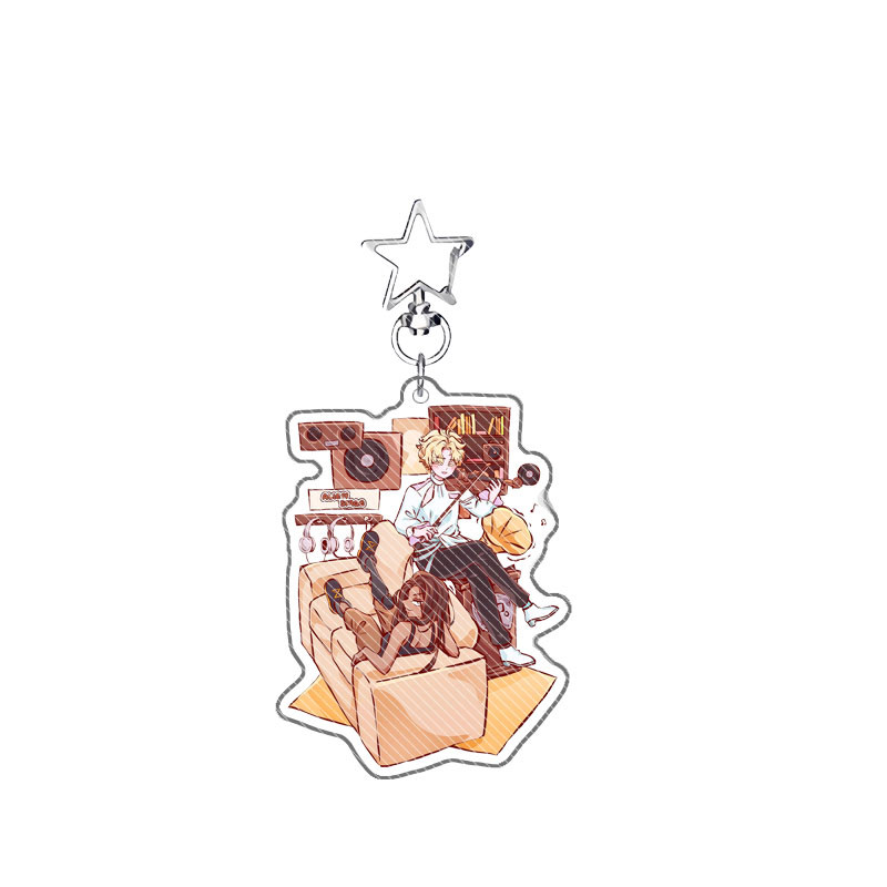 Anime Alien Stage Acrylic Keychains Luka Till Ivan Hyuna Mizi Sua Acrylic Keychain Bag Pendant Accessories Key Ring Gift