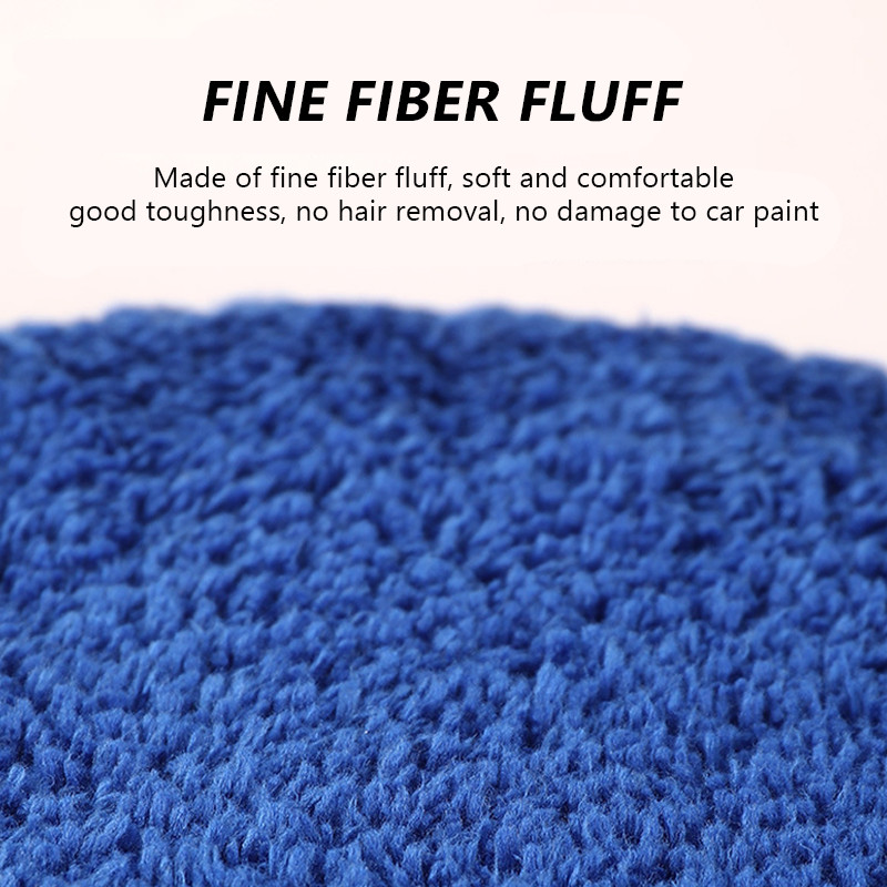 SEAMETAL Miếng lót microfiber 4/5/6 inch thay thế cho máy đánh bóng, vệ sinh và rửa xe