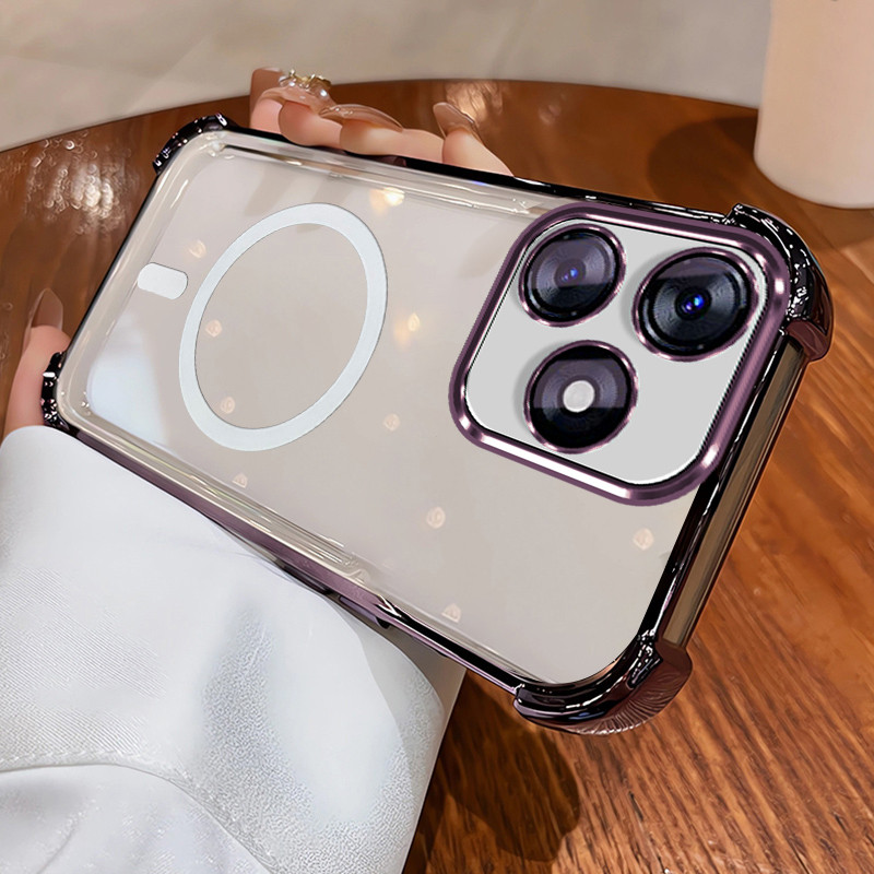 Ốp Lưng Cho tecno spark 10c 40C 40 PRO 4G 10 pro ITEL a70 Vỏ Điện Thoại Vỏ Mềm Silicon Chống Sốc Thiết Kế Mới Thẩm Mỹ Rõ Ràng Với Từ Tính Không Dây SJBSWX11
