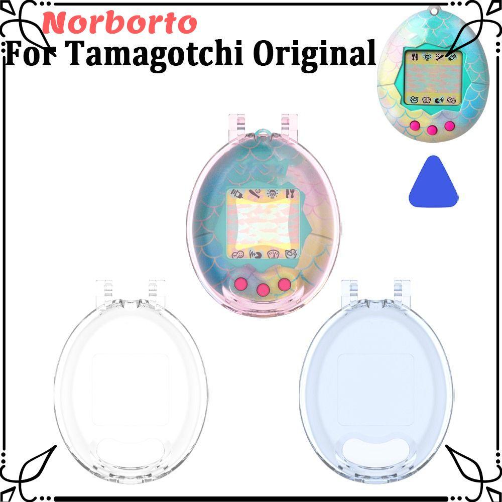 Bảo vệ NORBORTO, Vỏ cứng chống trầy xước trong suốt, Vỏ PC pha lê phủ toàn diện chống bụi cho phụ kiện trò chơi thú cưng điện tử Tamagotchi