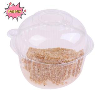 [PNPIA] 50 Cốc Hộp Bánh Nhựa Trong Suốt Mèo Con Tai Hộp Bánh Tròn PVC Vỉ Hộp West Point VN