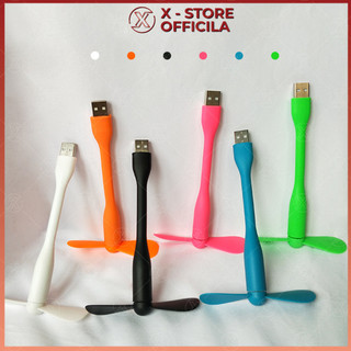 Quạt cắm sạc dự phòng 2 cánh rời, quạt mini USB, quạt tháo lắp, làm mát cá nhân, nhỏ gọn, giá rẻ - QUSB