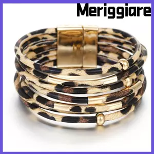 MERIGGIARE Da Da Da Báo Vòng Tay & Vòng Tay Nữ Nhiều Lớp Thanh Lịch