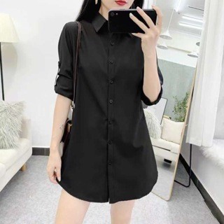 10 màu s-xxl Slim Red Áo Sơ Mi Xanh Nữ Tay Dài Công Sở Mặc Quần Áo Làm Việc Chính Thức Kích Thước Lớn Áo Sơ Mi