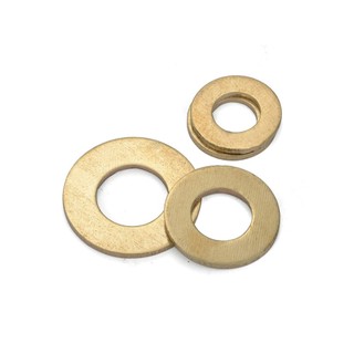 Vòng đệm phẳng đồng, Long Đền phẳng cho ốc lục giác Máy giặt phẳng vít kim loại Meson tròn bằng đồng thau dày M5 / M6 / M8 / M10-M24 [JYD-ZZ-Z]