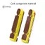 < WHPHous-t > 1 Cặp Má Phanh Carbon V-Brake C-Brake Miếng Lót Cork Cao Su Có Thể Thay Thế Đường Gấp Phanh Xe Đạp Giày Caliper Đẹp