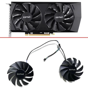 I 【 87MM GA92S2U GeForce RTX3050 QUẠT GPU viền đôi cho ZOTAC RTX 3060 Ti 3050 OC RTX 3060Ti 8GD6 HA Quạt làm mát 】 *