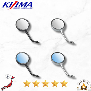 Kijima Z2 Motorcycle Mirror - 10mm Bolt, Chrome, Left/Right Compatible, Single Unit